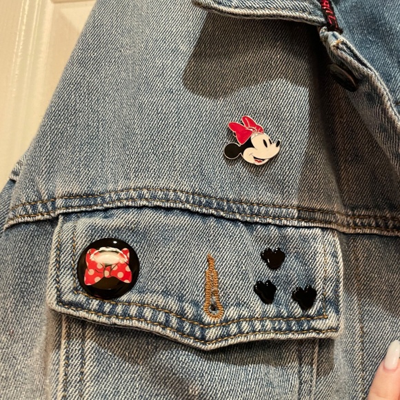 Disney Minnie Mouse Club Jean Jacket - Picture 2 of 5